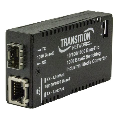 Transition Networks M Ge Isw Sfp Gigabit Ethernet Media Converter