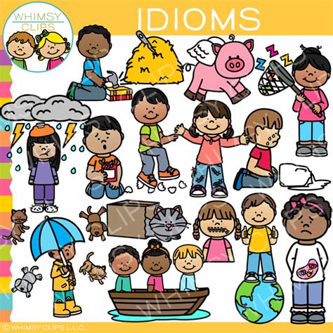 Idioms Figurative Language Clip Art Images And Illustrations Whimsy