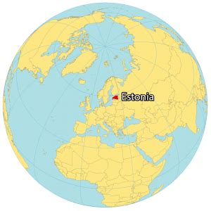 Map of Estonia and Satellite Image - GIS Geography