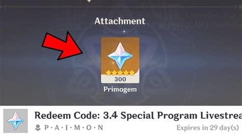 OFFICIAL 3 4 Special Program 300 Primogems Codes FINALLY COMING