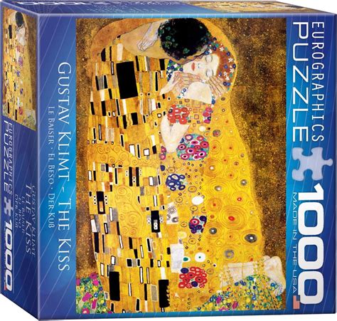 Eurographics Gustav Klimt Mo Puzzle The Kiss Teile Amazon De