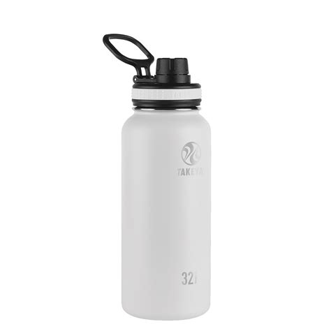 Takeya Originals Stainless Steel Water Bottle Oz White Walmart