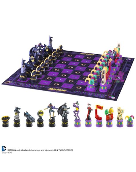 Noble Collection Batman Dark Knight Vs Joker Chess Set