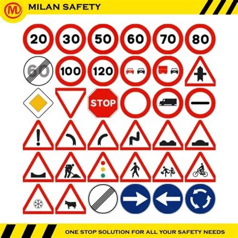 Road Safety White Traffic Sign At Rs 200 In Mumbai Id 22615105991