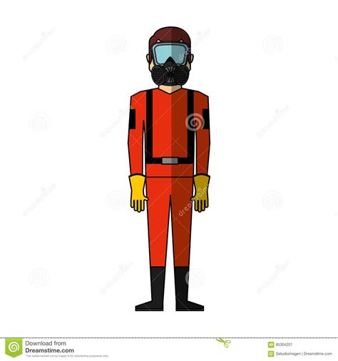 Worker Avatar With Safety Suit Stock Vector Illustration Of Safesuit