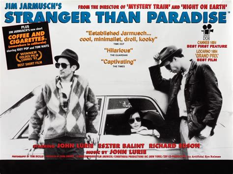 Stranger Than Paradise Original R1993 British Quad Movie Poster ...