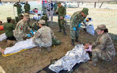 Us And Mexico Thrive Together During Exercise Fuerzas Amigas