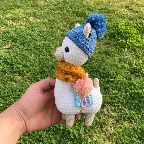 Alpaca Plush Toy Crochet Lama Amigurumi Toys Soft Alpaca Toy