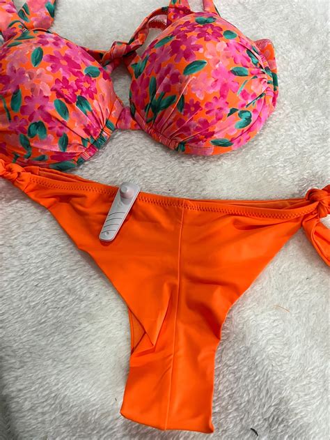 Bikini Brasile O Piezas M L Naranja Ana Hidalgo