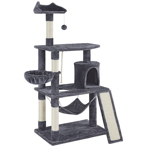 Topeakmart 3 Level Cat Tree Tower For Small Cats Dark Gray Petco