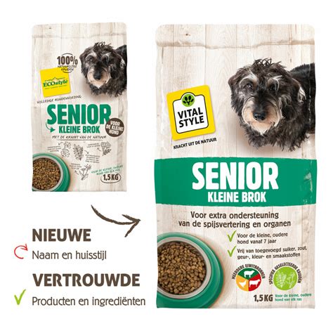 Vitalstyle Hondenvoer Senior Kleine Brok 1 5 Kg Plein Nl