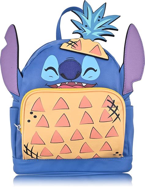 Amazon Disney Stitch Backpack Blue Mini Backpack Purse Inch