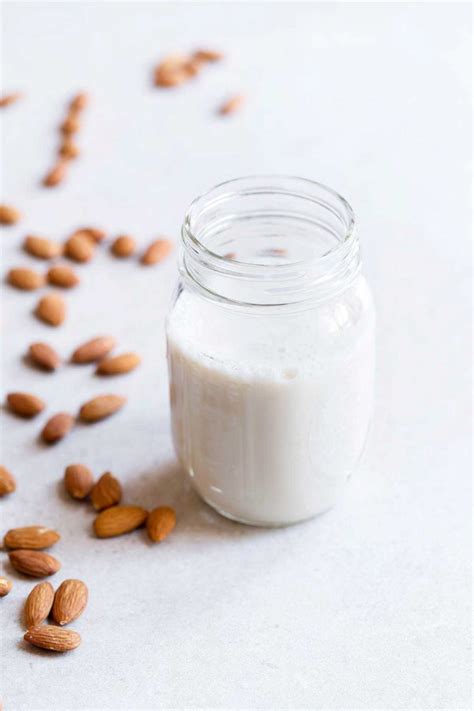 Homemade Almond Milk Recipe With Two Ingredients Savory Simple