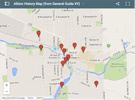 Albion History Map • Albion Michigan - General Guide to the Community