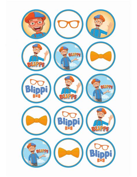 Papel De Azucar Blippi Para Galletas