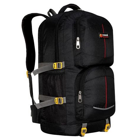 Nhq Fashion L Black Polyester Rucksack Number Of Compartments