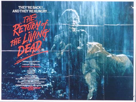 Return Of The Living Dead Original Movie Poster Uk Quad X Simon