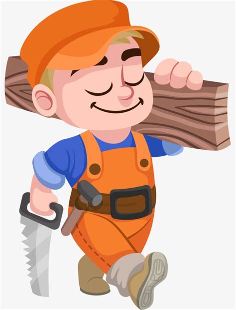 Cartoon Carpenter Clip Art