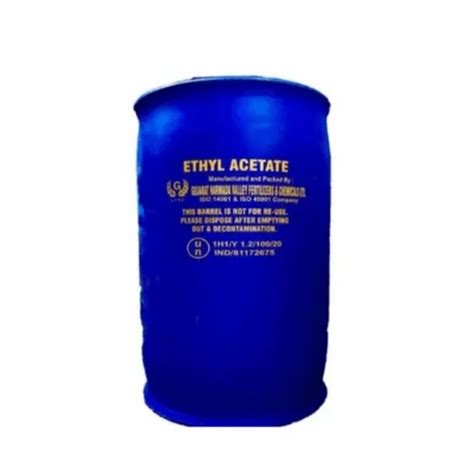 Ethyl Acetate Solvent 200 Litre Drum 99 At Rs 96litre In Vadodara Id 2854101215030