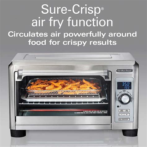 Hamilton Beach® Professional Sure-Crisp® Digital Air Fryer Countertop ...