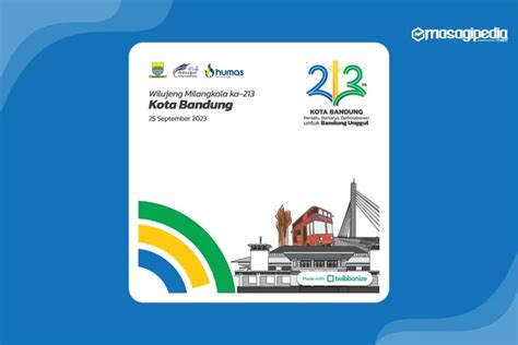 Wilujeng Milangkala Kota Bandung Ini Ucapan Selamat Hjkb Ke 213 Dalam Bahasa Sunda Singkat Dan