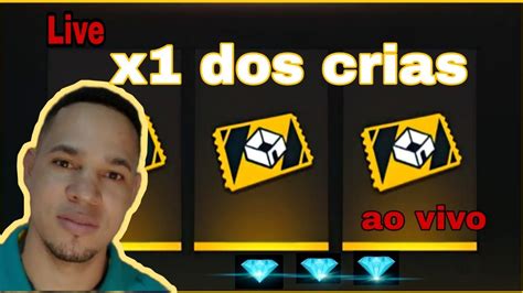 🔥 Free Fire Ao Vivo🔥 X1 Dos Crias🔥 Sala Premiada Youtube