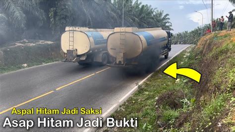 Aspal Hitam Jadi Saksi Asap Hitam Jadi Bukti Perjuangan Supir Truk