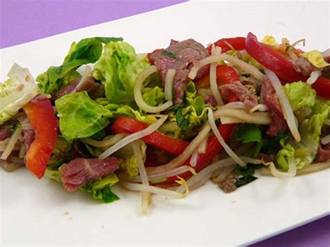 Recettes De Salade De Boeuf Thai De Simple Gourmand