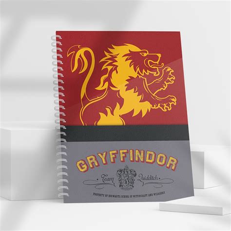 Carnet Spirales A Harry Potter Lion Gryffondor Sur Cec Design