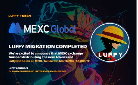 Luffy Token Official On Twitter Another One🚀 Mexcglobal Completed