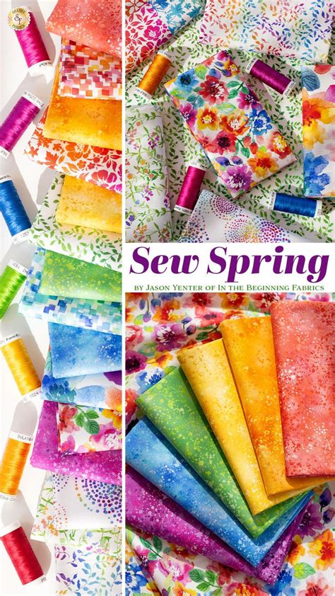 Sew Spring By Jason Yenter For In The Beginning Fabrics Shabby