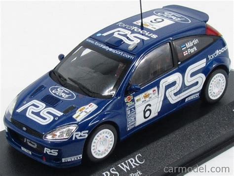 MINICHAMPS 430028906 Echelle 1 43 FORD ENGLAND FOCUS RS WRC N 6 RALLY