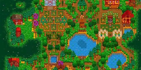 Stardew Valley Mapas da Fazenda mais fáceis de plantar