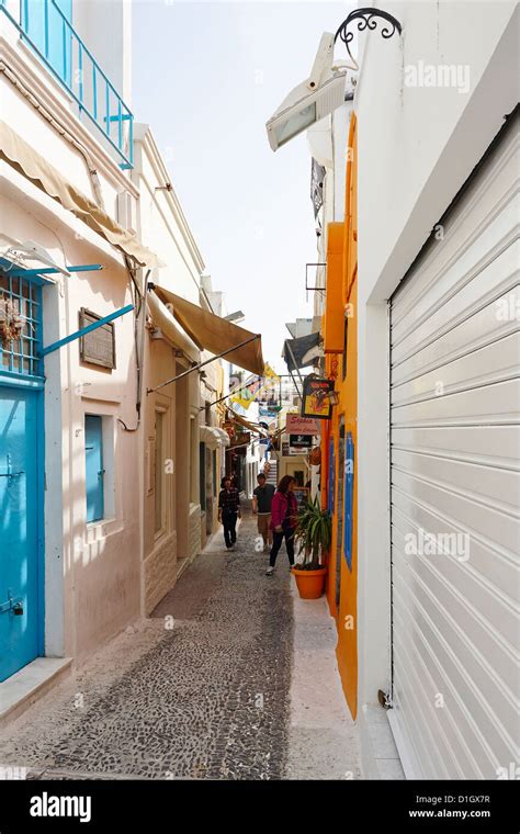 Street of Fira, Fira, Santorini, Greece Stock Photo - Alamy