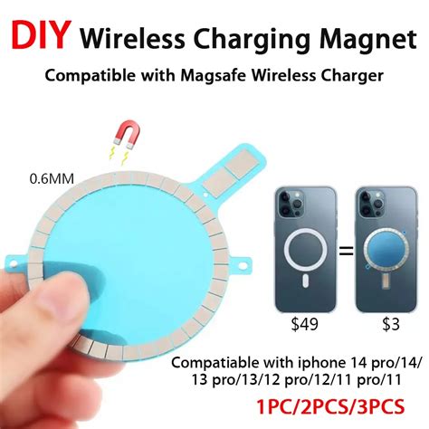 DIY Wireless Charging Magnet For Apple Iphone 14 Plus 13 12 Pro Max 11