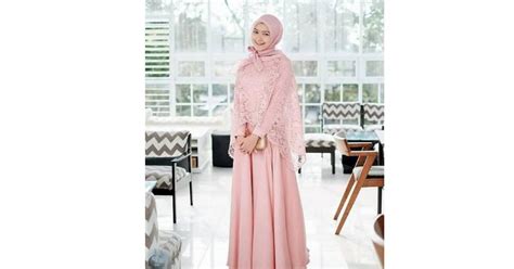 15 Model Gamis Brokat Untuk Orang Gemuk Agar Terlihat Langsing