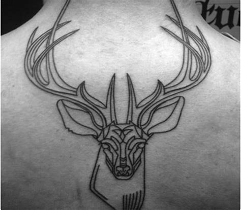 Tribal Deer Tattoos Designs