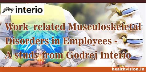 Work Related Musculoskeletal Disorders Wmsds Impacts Employee