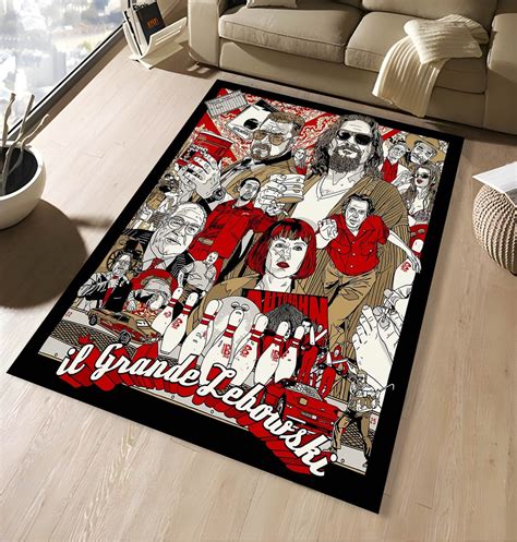 Dude Rug the Big Lebowski Rug Movie Character Big Lebowski - Etsy