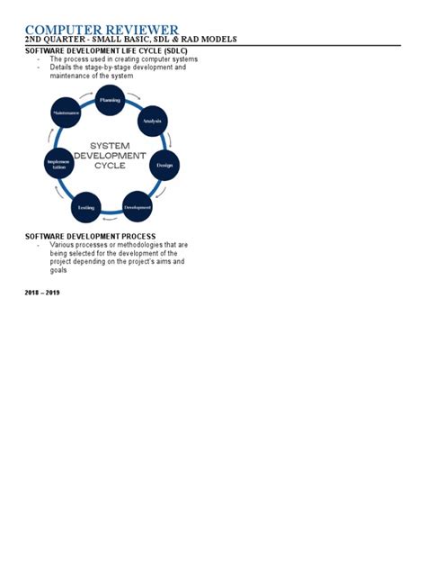 Software Development Life Cycle | PDF