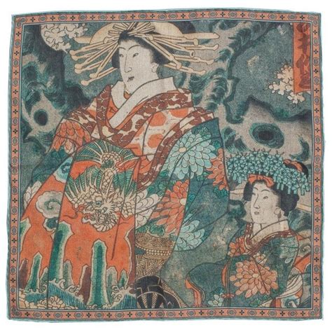 Kolekcja Japo Ska Kunisada Oiran I Kamuro Akcesoria Poszetki