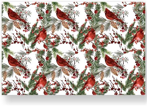 Amazon Anydesign Pack Christmas Paper Placemats Watercolor