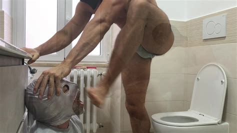 Dirty Ass And Feet Cleaning In A Toilet ThisVid