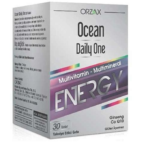 Orzax Ocean Daily One Energy 30 Tablet Takviye Edici Gıda Fiyatları