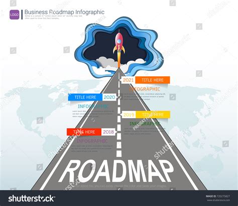 Roadmap Timeline Infographic Design Template Key Stock Vector (Royalty ...