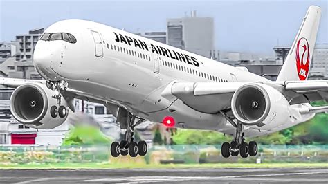 1 HOUR Of GREAT CLOSE UP Aircraft TAKEOFFS LANDINGS Osaka