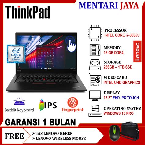 Jual Laptop Murah Lenovo Thinkpad X Intel Core I Ram Gb Gb Ssd