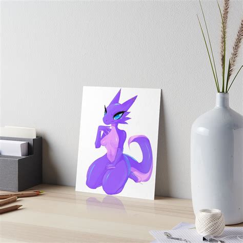 "Purple Kobold" Art Board Print by Annaklava | Redbubble