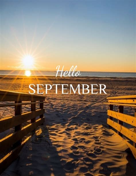 Hello September Template | PosterMyWall