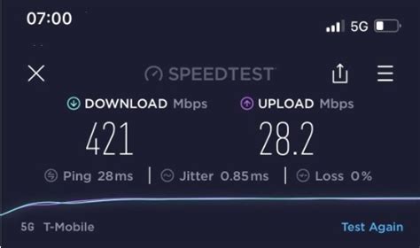 Pre-testing 5G internet speed... | T-Mobile Community